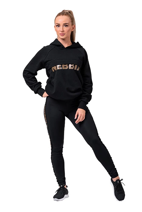 Dámske legíny Nebbia Intense Leggings Gold Classic 801 black XS