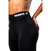 Dámske legíny Nebbia STRONG BEAUTY V-Cut Lace-Up Sculpting Leggings OWN YOUR POWER 426 black