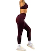 Dámske legíny Nebbia STRONG BEAUTY V-Cut Lace-Up Sculpting Leggings OWN YOUR POWER 426 dark red