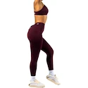 Dámske legíny Nebbia STRONG BEAUTY V-Cut Lace-Up Sculpting Leggings OWN YOUR POWER 426 dark red