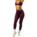 Dámske legíny Nebbia STRONG BEAUTY V-Cut Lace-Up Sculpting Leggings OWN YOUR POWER 426 dark red