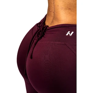 Dámske legíny Nebbia STRONG BEAUTY V-Cut Lace-Up Sculpting Leggings OWN YOUR POWER 426 dark red