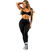 Dámske legíny Nebbia TOTALLY SEAMLESS High Waisted Push-Up Leggings 303 black