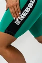 Dámske šortky Nebbia  Cyklistické šortky s vysokým pasem ICONIC Zelená