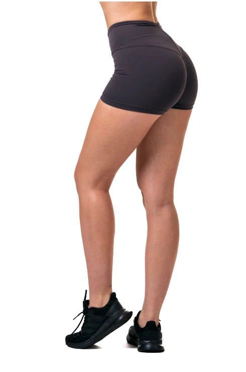 Dámske šortky Nebbia Hero Classic short high waist marron XS