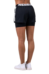 Dámske šortky Nebbia Hero Fast&Furious Double Layer shorts 527 black