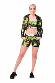 Dámske šortky Nebbia High-energy double layer shorts 563 jungle green
