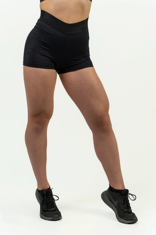 Dámske šortky Nebbia Intense Women's Compression High Waist Shorts Leg Day 832 Black M