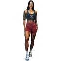 Dámske šortky Nebbia NEBBIA x OLYMPIA Washed High Waisted Leggings Shorts HERITAGE 780 red
