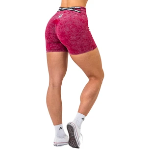 Dámske šortky Nebbia NEBBIA x OLYMPIA Washed High Waisted Leggings Shorts HERITAGE 780 red