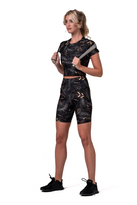 Dámske šortky Nebbia Ocean Selected Bike shorts Active 569 volcanic black