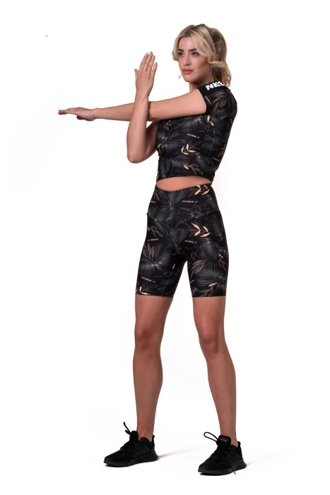 Dámske šortky Nebbia Ocean Selected Bike shorts Active 569 volcanic black XS
