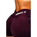 Dámske šortky Nebbia STRONG BEAUTY V-shaping Belt Shorts 428 dark red