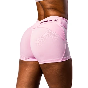 Dámske šortky Nebbia STRONG BEAUTY V-shaping Belt Shorts 428 pink