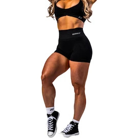 Dámske šortky Nebbia TOTALLY SEAMLESS High Waisted Push-Up Shorts 304 black
