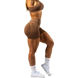 Dámske šortky Nebbia TOTALLY SEAMLESS High Waisted Push-Up Shorts 304 brown