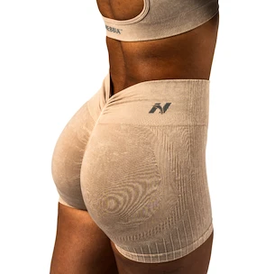 Dámske šortky Nebbia TOTALLY SEAMLESS High Waisted Push-Up Shorts 304 cream
