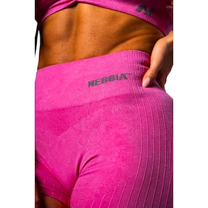 Dámske šortky Nebbia TOTALLY SEAMLESS High Waisted Push-Up Shorts 304 pink