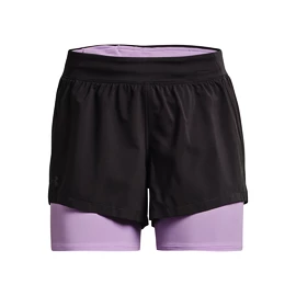 Dámske šortky Under Armour Iso-Chill Run 2N1 Short-GRY