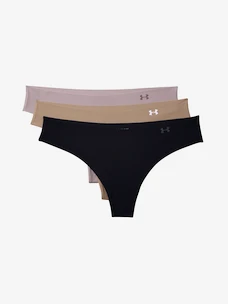 Dámske tangá Under Armour  PS Thong 3Pack Black  XS