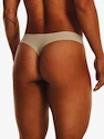 Dámske tangá Under Armour  PS Thong 3Pack Brown