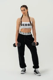 Dámske tepláky Nebbia Barbell Therapy Muscle Mommy 623 Black
