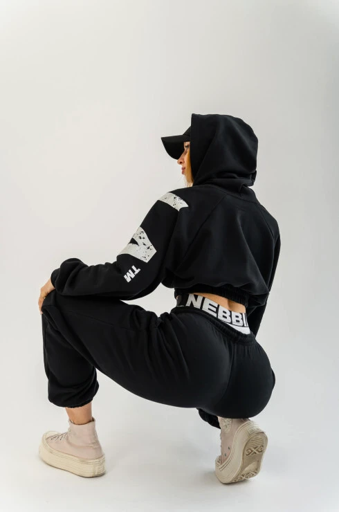 Dámske tepláky Nebbia Barbell Therapy Muscle Mommy 623 Black M