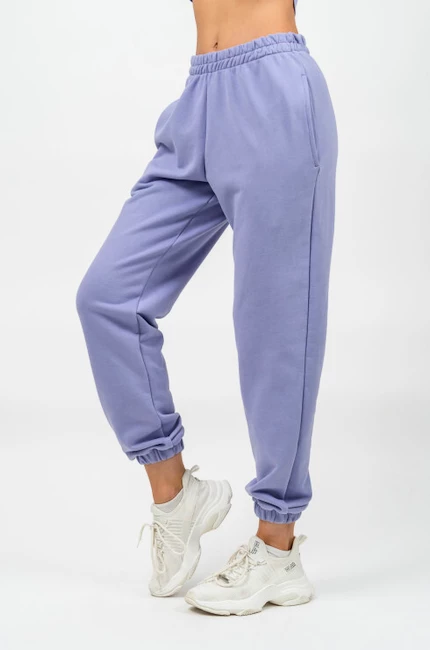 Dámske tepláky Nebbia GYM TIME Oversized Joggers With Pockets 281 purple