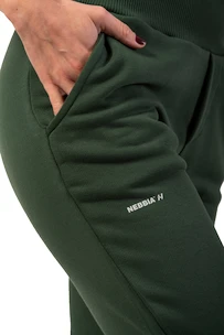 Dámske tepláky Nebbia  High-Waist Loose Fit Sweatpants "Feeling Good" 409 dark green XS