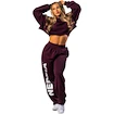 Dámske tepláky Nebbia STRONG BEAUTY Loose-Fit Baggy Pants BOYFRIEND STYLE 432 dark red