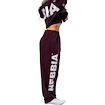 Dámske tepláky Nebbia STRONG BEAUTY Loose-Fit Baggy Pants BOYFRIEND STYLE 432 dark red