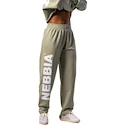 Dámske tepláky Nebbia STRONG BEAUTY Loose-Fit Baggy Pants BOYFRIEND STYLE 432 light green