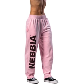 Dámske tepláky Nebbia STRONG BEAUTY Loose-Fit Baggy Pants BOYFRIEND STYLE 432 pink