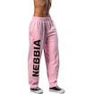 Dámske tepláky Nebbia STRONG BEAUTY Loose-Fit Baggy Pants BOYFRIEND STYLE 432 pink M