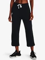 Dámske tepláky Under Armour  Rival Terry Flare Crop-BLK S