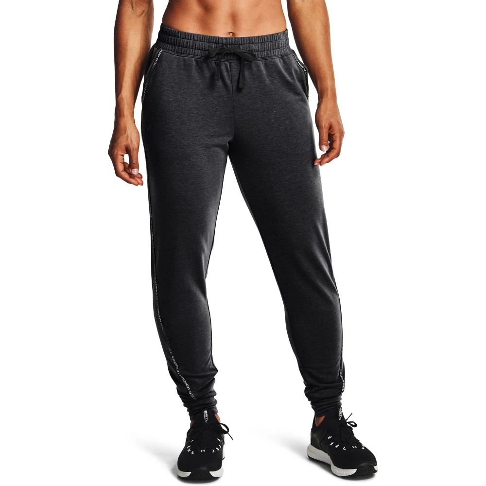 Dámske tepláky Under Armour  Rival Terry Taped Pant Grey