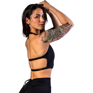 Dámske tielko Nebbia Deni x NEBBIA Sports Crop Tank 309 black