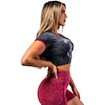 Dámske tielko Nebbia NEBBIA x OLYMPIA Washed Crop Top GOLDEN AGE 782 black