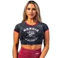 Dámske tielko Nebbia NEBBIA x OLYMPIA Washed Crop Top GOLDEN AGE 782 black