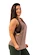 Dámske tielko Nebbia  Sleeveless Loose Cross Back Tank Top "Feeling Good" 419 Brown