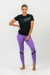 Dámske tričko Nebbia  FIT Activewear Functional T-shirt with Short Sleeves black XS