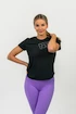 Dámske tričko Nebbia  FIT Activewear Functional T-shirt with Short Sleeves black XS