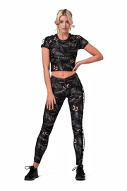 Dámske tričko Nebbia Ocean Selected Crop top Active 568 volcanic black