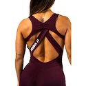 Dámske tričko Nebbia STRONG BEAUTY Body-Enhancing Workout Jumpsuit 427 dark red