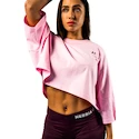Dámske tričko Nebbia STRONG BEAUTY Oversized Cropped Tee JUST FLOW 431 pink
