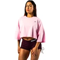 Dámske tričko Nebbia STRONG BEAUTY Oversized Cropped Tee JUST FLOW 431 pink