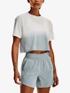 Dámske tričko Under Armour  DIP DYE CROP SS-GRY XXL