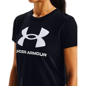 Dámske tričko Under Armour  Live Sportstyle Graphic SSC black XS