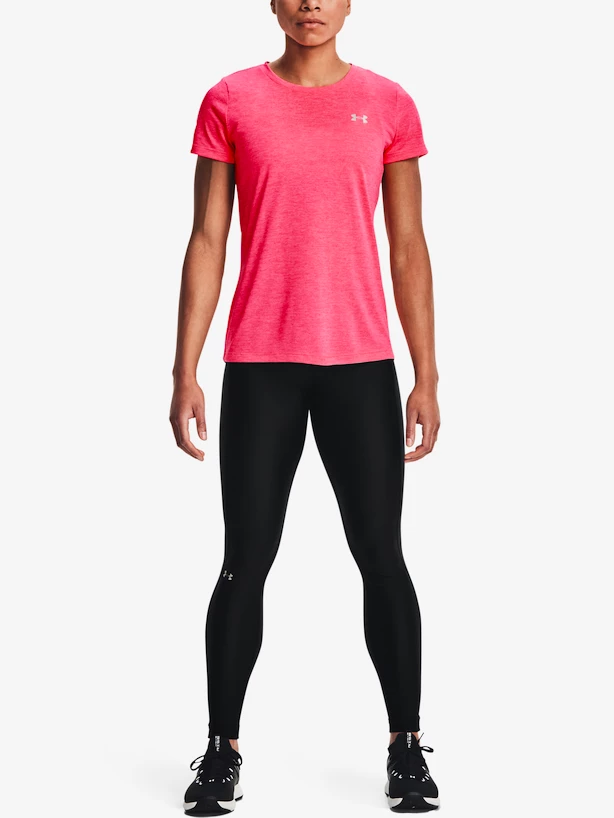 Dámske tričko Under Armour  Tech SSC - Twist-PNK XS