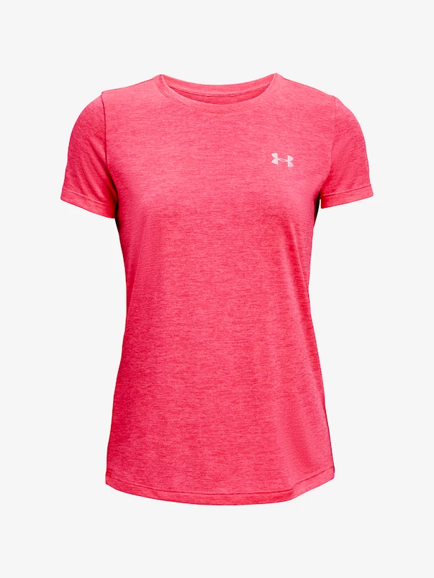 Dámske tričko Under Armour  Tech SSC - Twist-PNK XS